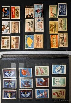 Predám zápalkové krabičky - nálepky