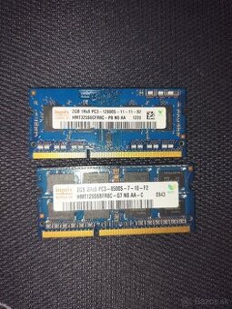 (12) RAM do notebooku 4GB (2x 2GB) DDR3 – Hynix