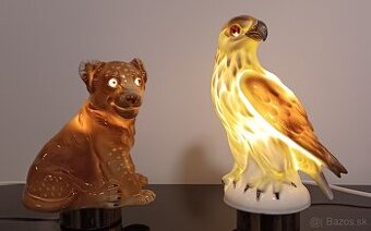 Staré porcelánové lampy