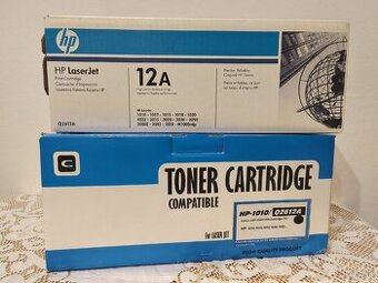 2× toner HP 12A Q2612A – nové – lacno