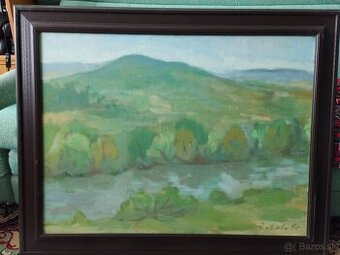 Predám obraz od akad.maliara Čabalu