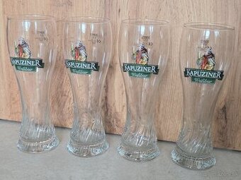pivný pohár Kapuziner 0,5L - 4 ks úplne nové