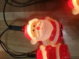 Vianočné retro svetielka Santa Claus
