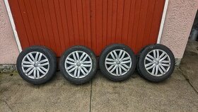 Letné pneumatiky+plechové disky 205/55 r16 5x112