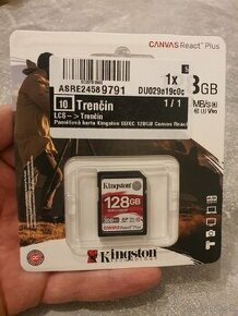 Kingston SDXC Canvas React Plus 128 GB nerozbalené