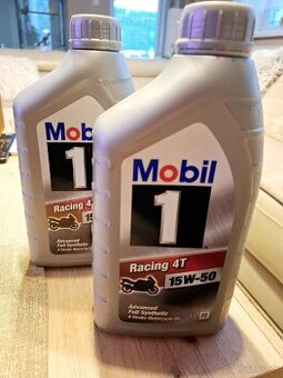 Motorovy olej Mobil 1 Racing 4T 15W-50 2x1L