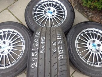 5x115 r16 Opel Chevrolet nove aludisky+pneu gratis