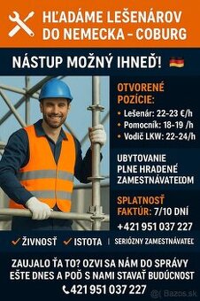 Lešenari a Pomocníci Bavorsko Nemecko