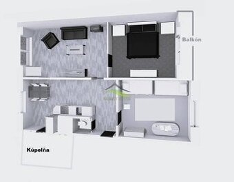 Novší 3 izbový priestranný byt 75 m2, balkón -147.000€