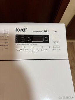 Predám parnú práčku v záruke LORD 8kg