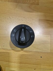 Spínač svetiel Octavia 3, s bielym podsvietením - 1