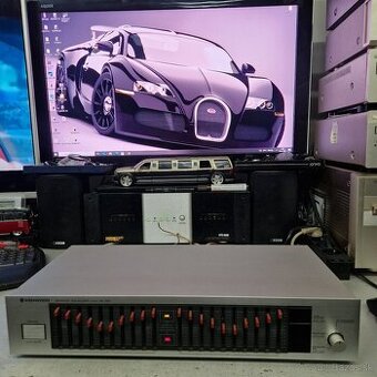 KENWOOD GE-100...stereo grafický equalizer , 2 x 10 pásmový.