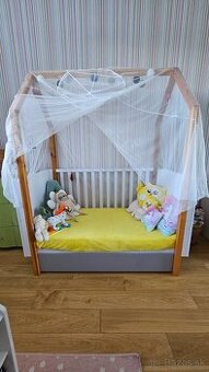 Detská domčeková posteľ Bellamy Pinette