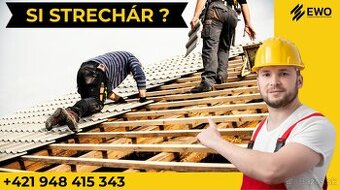 Hľadáme 3 pokrývačov – práca na šikmej streche