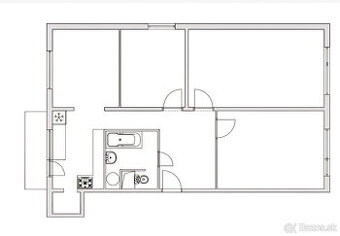 Predaj bytu v Komárne rezervovaný