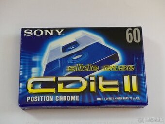 Predám originálne audio kazety – Sony CDit II a BASF FMi