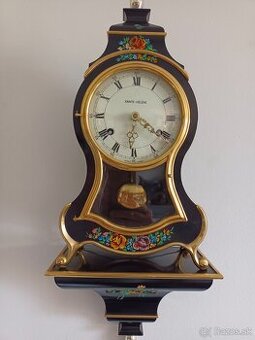 Boulle hodiny starožitný, Swiss made, Saints Helena