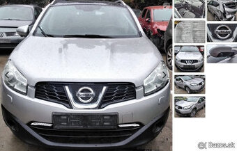 Nissan Qashqai 2.0 2013 predám AIRBAGY, MOTOR MR20, KAPOTA,