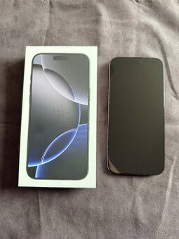 iPhone 16 pro max 256gb black titanium