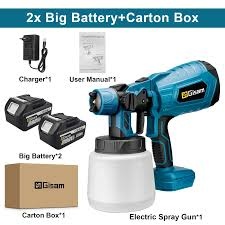 Striekacia AKU pistol Gisam s 2ks bateriami