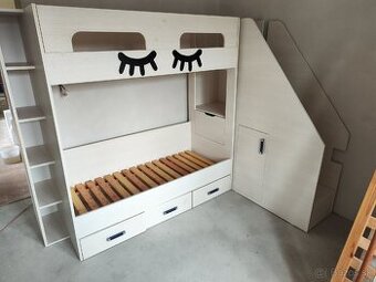 Detská poschodová posteľ