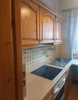 Rustikální linka z masivu se spotřebiči,5762 - 1