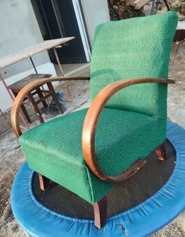 Kreslo typu C od dizajnéra - Halabala