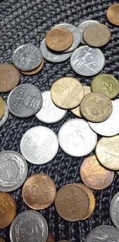 Slovenske mince a chorvatske kuny