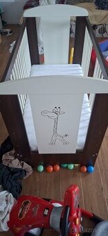 Detská postieľka nastavovatelna