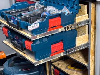 Montážne klipy pre Bosch L-BOXX systainer kufor na podložku