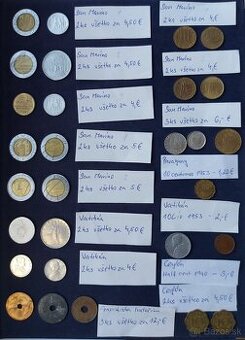 Zbierka mincí - Fínsko,Bulharsko,Holandsko,Vatikán