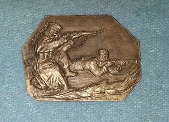 plaketa plastika Karel Otáhal