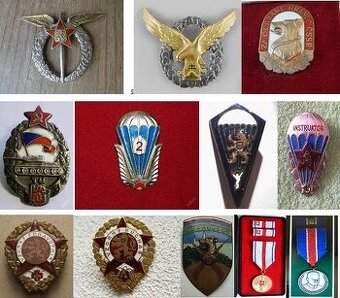 Odznaky a vyznamenania - vojenské, slovenský štát