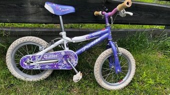 Detský dievčenský bicykel 14” kolesa