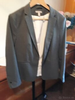 Predám dámske sako, farba sivá, zn. H & M, veľkosť 46