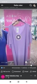 Fialove letne saty s prestrihmi na ramenách univelkost
