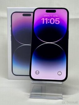 Apple iPhone 14 Pro 128GB Deep Purple - 100% Zdravie batérie