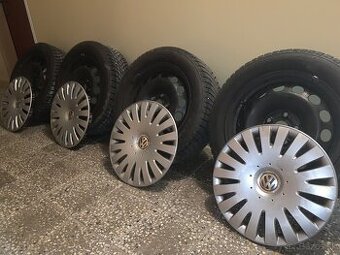 Zimné pneu 205/55 R16 na plechových diskoch