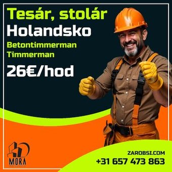 Tesár, stolár - HOLANDSKO