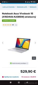 ASUS Vivobook 15 X1504VA-NJ085W