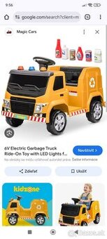 Elektrické smetiarske auto