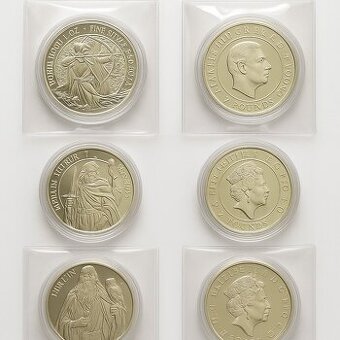 Strieborné mince 1 oz – kompletná séria Myths & Legends