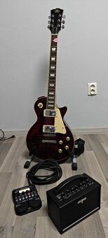 gitara les paul SX + combo + efekt