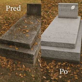 Čistenie a údržba hrobov a pomníkov 👉 Starostlivosť o hroby