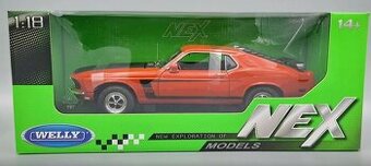 WELLY FORD USA MUSTANG BOSS 302 1969 červená 1:18