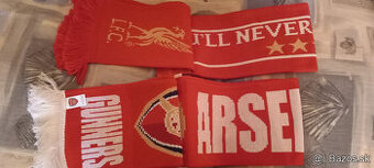 Šály futbalových klubov + darček + poštovné zdarma