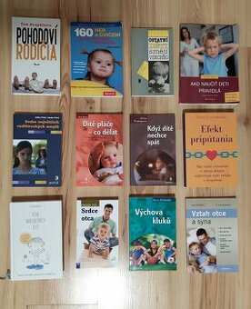 Predám knihy - výchova detí, rodičovstvo, otcovstvo