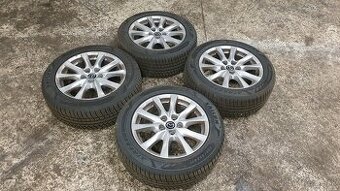 Orignálne elektróny Mazda R17 + nové celoročné pneu