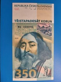 350 korun, Komenský
