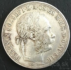 1 Forint 1883 K.B. František Jozef I. - 1